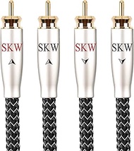 SKW High End WG Series RCA Cable 2RCA to 2RCA Audio Cable 9.8ft/3M