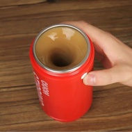 熱銷創意學生禮物易拉罐電池造型杯子磁力黑科技自動磁化攪拌水杯