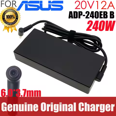 Original OEM 20V 12A 240W AC Adapter Charger For ASUS ROG Strix SCAR 17 G733 TUF Gaming A15 FA507NU 