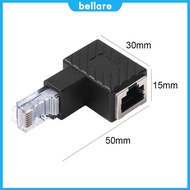 ✿24H✿ 90 Degree RJ45 Converter Ethernet Network Adapter Extender Multi-Angle Coupler