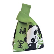 Chengdu Panda Knitted Bag Baby Birthday Souvenir Bag Knitted Hand Vest Vest Wrist Bag Grandpa ll12.4
