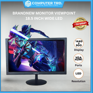 VIEWPOINT MONITOR BRANDNEW 19 18.5INCHES WIDE LED WITH POWERCORD PORT HDMI ORIGINAL