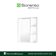 Sorento Bathroom Aluminium Mirror Cabinet - White SRTMCB6061WH
