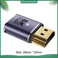 ❖Dreamlandss❖  8K 60Hz 2.1 Cable Adapter Male To Female 48Gbps Converter Splitter Adapter Support 4K 120Hz Elbow/straight with Indicator HDMI-compatible for MacBook