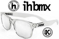 IH BMX KINK 復古太陽眼鏡 透明/透明鏡片 單速車街道車極限單車滑板直排輪DH下坡車土坡車特技車表演車場地車