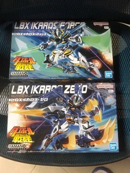 全新未砌 Bandai LBX Ikaros Force & Ikaros Zero , 力量型伊卡洛斯 & 伊卡洛斯零式 紙箱戰士 高達模型