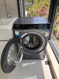 海爾大眼仔洗衣機 全自動滾筒洗衣機#10KG#全自動洗脫一體機  washing machine