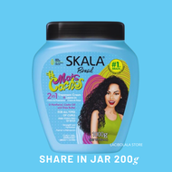 [Share In Jar 200g] - SKALA Brazil Mais Cachos 2in1 ORIGINAL| 2in1 Treatment + Leave-In Curly Hair |