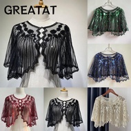 GREATAT Shawl Beaded Fashion 1920s Wedding Party Shawl