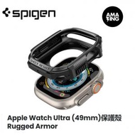 Spigen - Apple Watch Ultra (49mm)保護殼 Rugged Armor -Black