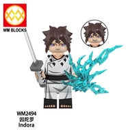 ของเล่นบล็อกตัวต่อ Figur Naruto Hagoromo Uchiha Shisui Madara Itachi Sasuke Obito Kakashi Indra