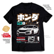Honda FK8 civic jdm car cotton tshirt