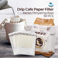 One Two Cups Coffee Filter Paper Drip Cafe Filter Paper 50PCS HOKI QUALITY