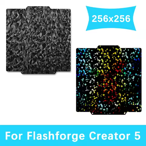 Creator 5 PRO Double Sided PEI PET PEO Plate For Flashforge Creator 5 PEI Plate C5 Build Plate 256x2
