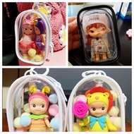 Plush Dolls Storage Pouch Organizer Box Mystery Keychain Bag Transparent Thicken Classic Wallet Doll