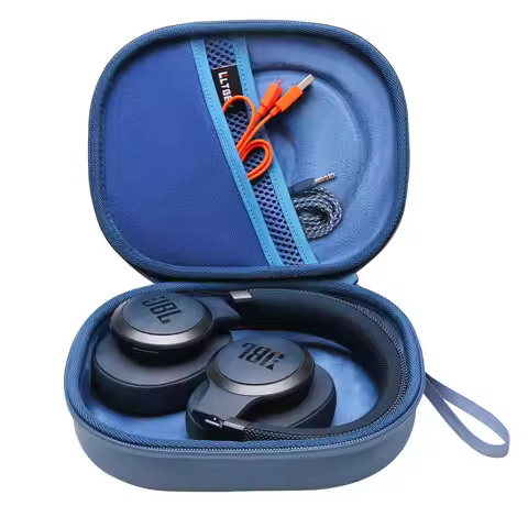LTGEM EVA Hard Case for JBL Live 770NC/660NC/650BT/460NC and JBL Tune 770NC/710BT/520BT/500/Tour One