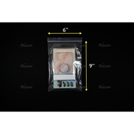 Zipper Zip Lock Plastic Bag 6x9 inch/Zipper Bag/Resealable Clear Plastic Bag/Zipper Plastic Bag [100