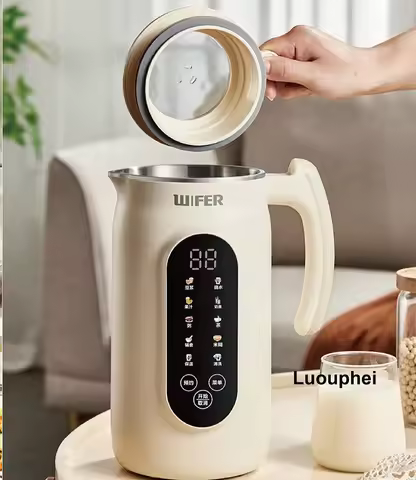 1.8L Soymilk Maker Electric Juicer 12h Appointment Rice Paste Machine Rapid Heating Food Wall Breake