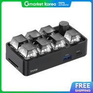I-Note Ch75K Usb-C Multi-Hub Macro Keyboard 4K60 Usb-A Reader Pd100W Metro 6-Button Hot-Swap Switch