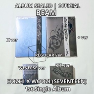 [ READY NEW OFFICIAL ] HOSHI X WOOZI ( SEVENTEEN ) - 1st Single Album [ BEAM ] ( Standard ver Photob