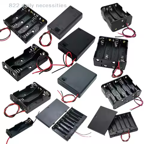 convenientAA Battery Case AA Battery Box 1/2/3/4 Slot AA Battery Holder 14500 AA Storage Box DIY Wit