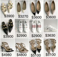 Valentino Stud平底穆勒鞋 35.5 36 36.5 37 37.5 38 $3900 /漆皮平底鞋  shoes 35.5 36 36.5 37 37.5 38 $3270-$3600/