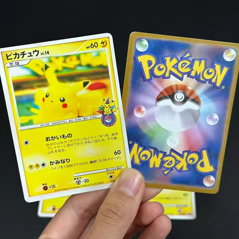 Diy PKM Pikachu 098/DP-P 100/DP-P Promo 10th Anniversary Center Tokyo Japanese Collection Card