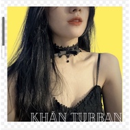 Vintage lace Choker - Vintage lace necklace - turban