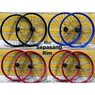 Rim Basikal / 20" BICYCLE ALLOY RIM / BMX WHEEL SET ALLOY RIM / Basikal Budak / Alloy Rim Bicycle / 