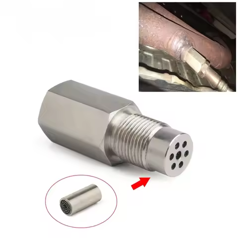 1pcs For Fault Code P0420 P0430 Universal O2 Sensor Spacer Adapter M18X1.5 Check Engine Light CEL Mi