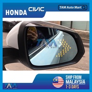 Honda Civic FD Blue Mirror with LED Signal Lamp For Civic FD (2006-2011) TAM Auto Mart