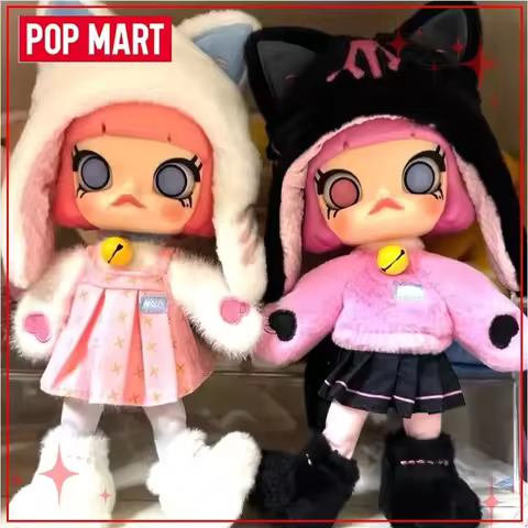 Genuine Pop Mart MOLLY Peekaboo Series Figurines Gifts Toys