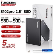 Fanxiang S102Pro 2.5″ SATA 3 SSD 1TB 2TB 500GB SLC Cache Aluminum Alloy Shell for Laptop PC PS4