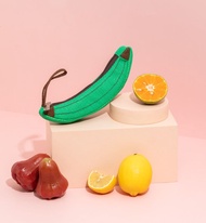 CANDY CANE BAG - Fruitori Bag (BANANA GREEN กล้วยไม่ปอกเปลือก) กระเป๋าผลไม้ แบบปัก (ของแท้100%)