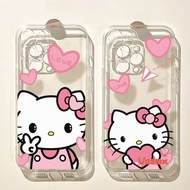 Anti-fall Cute Cartoon Hello Kitty Casing For Samsung Galaxy S25 Ultra S25+ S24 FE 5G C55 A82 5G A81
