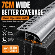 Aluminum Eaves Drip Edge Rainwater Drip Line for Roof Exterior Wall Window Sill Balcony Protection