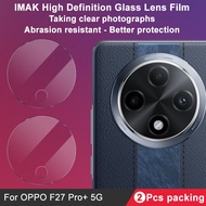 Original iMak Oppo F27 Pro Plus 5G Camera Lens Film Oppo F27 5G HD Tempered Glass Screen Protector P