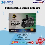 Submersible Pump SPA 103 SP 103A 10 Watt Aquarium Hydroponic Pond 1700 L/H 1.7M