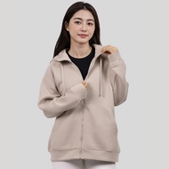 Áo Khoác Nữ Couple TX Original Thun 2 Da Form Oversize WOK 2063