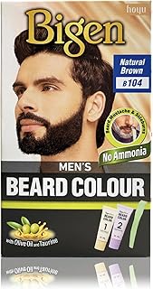 BUNDLE DEAL Bigen's Men Beard Color B104 & Bigen's Men Speedy Color 104 Natural Brown