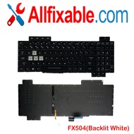 Asus TUF Gaming FX504  FX504GD  FX504GE  Backlit White  Laptop Replacement Keyboard
