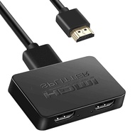 ตัวแยก HDMI 1 In 2 Outตัวแยกสัญญาณ4K HDMI 3D สำหรับจอภาพคู่ตัวแยกสัญญาณ HDMI 2พอร์ตความเร็วสูงสำหรับเครื่องเล่น Blu-Rayตัวแยกสัญญาณ HDMI Full HD สำหรับ Xbox PS4 PS3 DVD HDTV