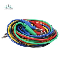 5PCS Stackable Banana to Banana Plug Test Leads Soft Electrical Test Cable Wire 3.3Ft/1M for Multime