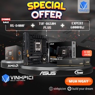 AMD COMBO Computer Set (R5 8400F + TUF B650M PLUS + EXPERT 6000MHz 32GB 16GBx2)