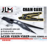 Y15ZR Y15 Y16ZR LC RS150 Chain Cover Penutup Rantai Hard Plastic Standard Boleh PASANG CARBON STANDR