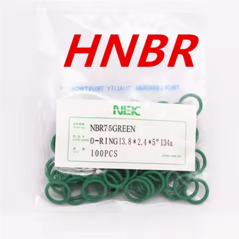 ( 13.8*2.4mm ) #10 R134a HNBR Rubber O-Ring Seal Kit,High Temperature Resistance for Car Air Conditi