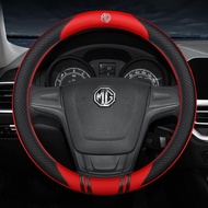 For MG 3 5 6 7 MG3 MG5 MG6 ZS HS GS eHS EZS  PU Leather  Car Steering Wheel Cover Auto Accessories