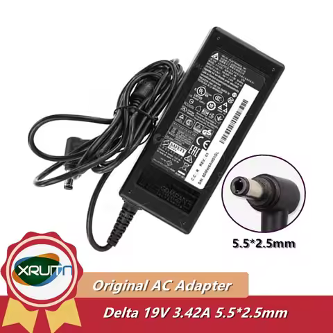 65W 19V 3.42A AC Delta AC Adapter Charger For XGIMI Projector Z3/Z6/XH05L/XH30L/XK03C/D/S/XHCU02/01 