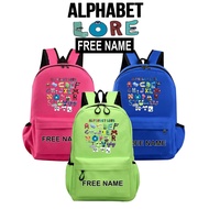 Boys School Bag BackPack Latest Lore Alphabet Motif