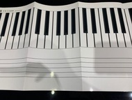 白板 五線譜  可刷 鍵盤keyboard 學琴必備 幼兒鋼琴 初學鋼琴  Piano keyboard 電子鋼琴  數碼鋼琴 鋼琴大師 五線譜 自學音樂 鋼琴老師 自學鋼琴